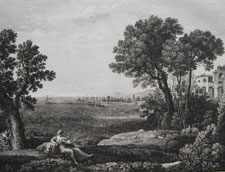 Claude Lorraine engraving 1741-1746