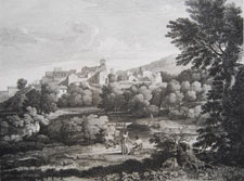Gaspar Poussin engraving 1743