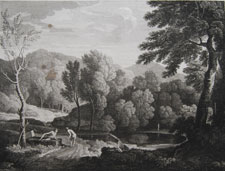 Gaspar Poussin engraving 1743