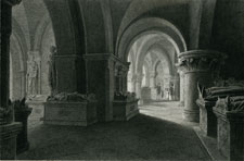 Interior of the Cathedral of St. Denis