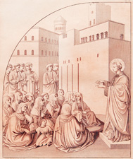 PLATE XL: ST. STEPHEN PREACHING (FRA. GIOVANNI ANGELICO DA FIESOLE)
