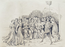 PLATE XLIX: THE MARRIAGE FESTIVAL OF JACOB AND RACHAEL (GOZZOLI)