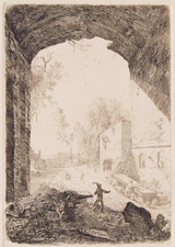 rare etching by Ottley