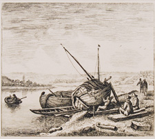 rare etching by Ottley