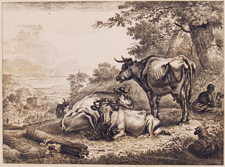 rare etching by Ottley