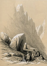 Rock of Moses, Wady El-Leja, Mount Horab