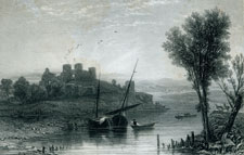 Rhuddlan Castle and River Clwyd