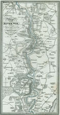 Map of the River Wye