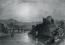 Chepstow Castle, & Bridge over the Wye