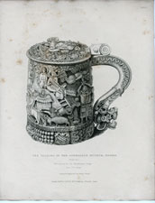 Peg Tankard in the Ashmolean Museum, Oxford