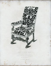 Chair of Raised Velvet