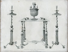 Wassail Table and Candelabra