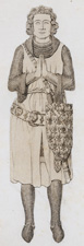 Effigy of Charles, Comte D'Etampes, in the Royal Catacombs at St. Denis
