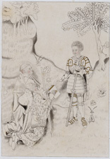 Lydgate Presenting his Book to the Earl of Salisbury