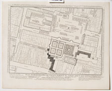 Plan of Bedford House, Covent Garden, &c. taken about 1690