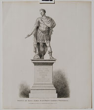 Statue of King James II, in Privy Garden, Whitehall