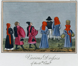 Various Dresses of the 15th Century