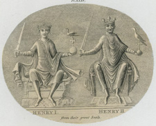 Henry I and Henry II from their great Seals