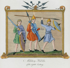 Military Habits of the eighth century