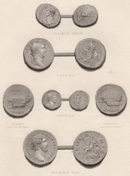 Coins: Claudius Caesar, etc.