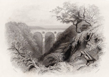 The Peaths Bridge & Ravine, Berwickshire
