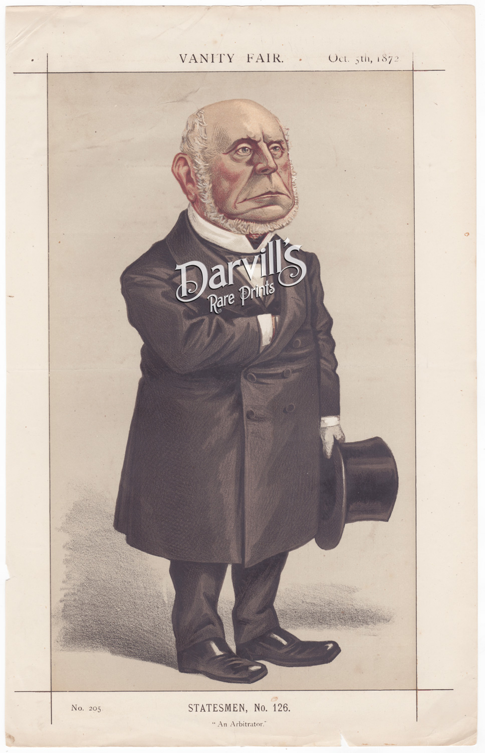 Mr Charles Francis Adams Oct 5 1872 arbitrator