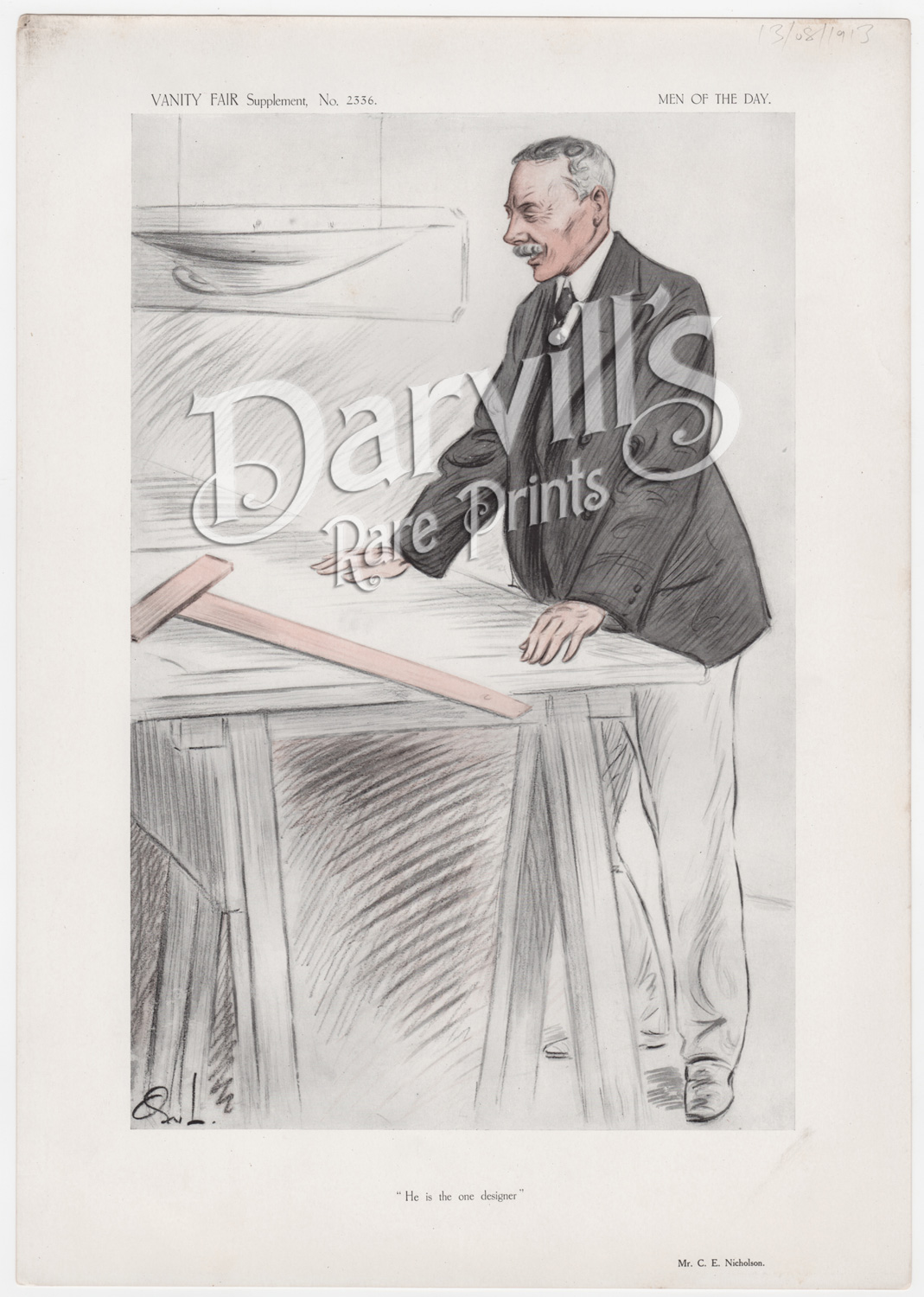 Charles E Nicholson Aug 13 1913 architect