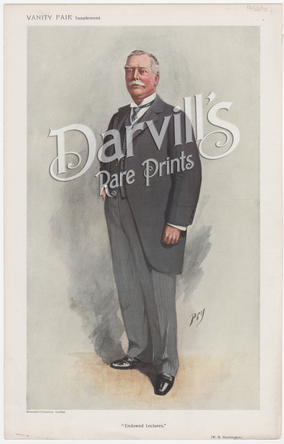 Mr William Balle Huntington Aug 17 1910