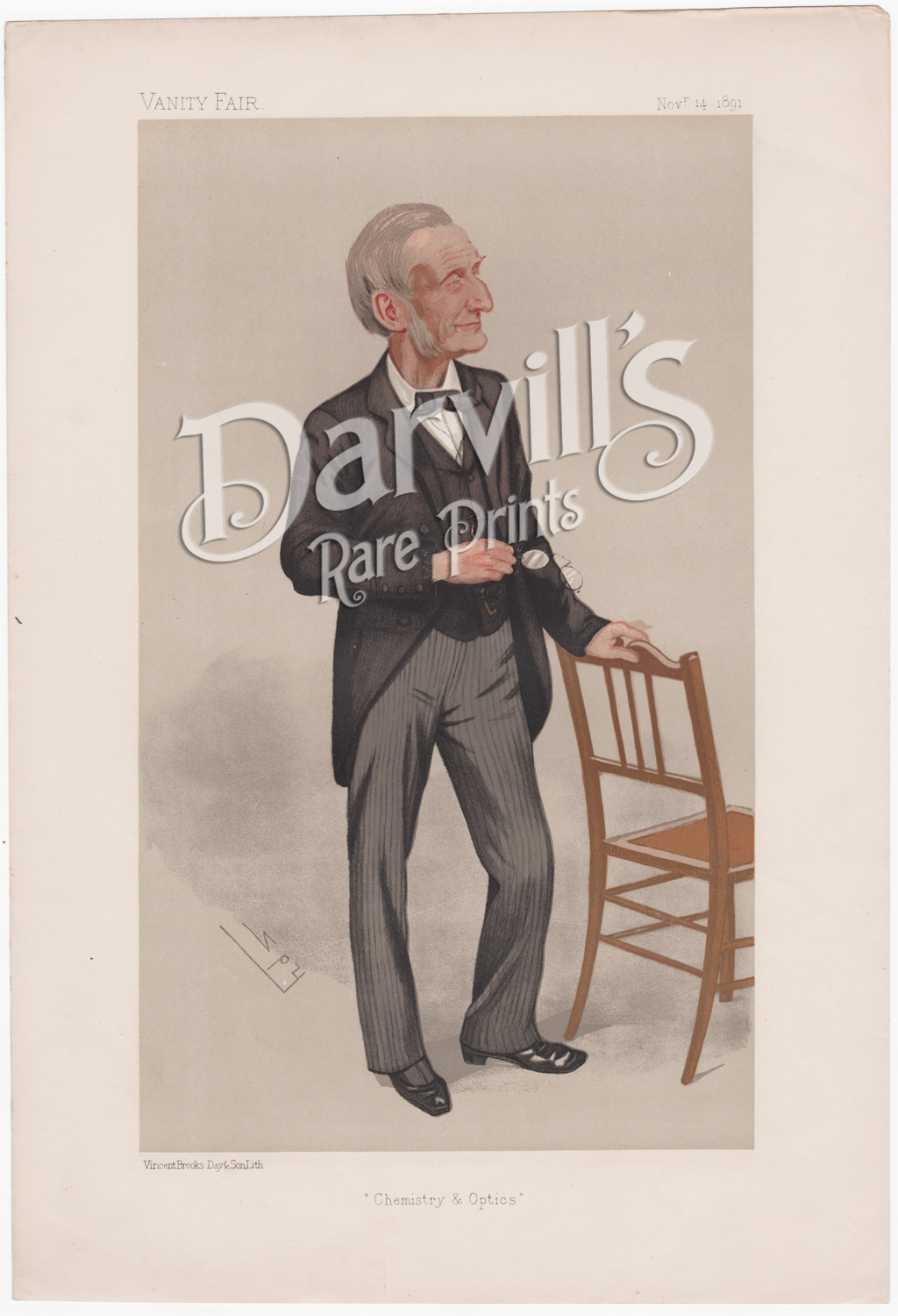 Professor John Hall Gladstone Nov 14 1891