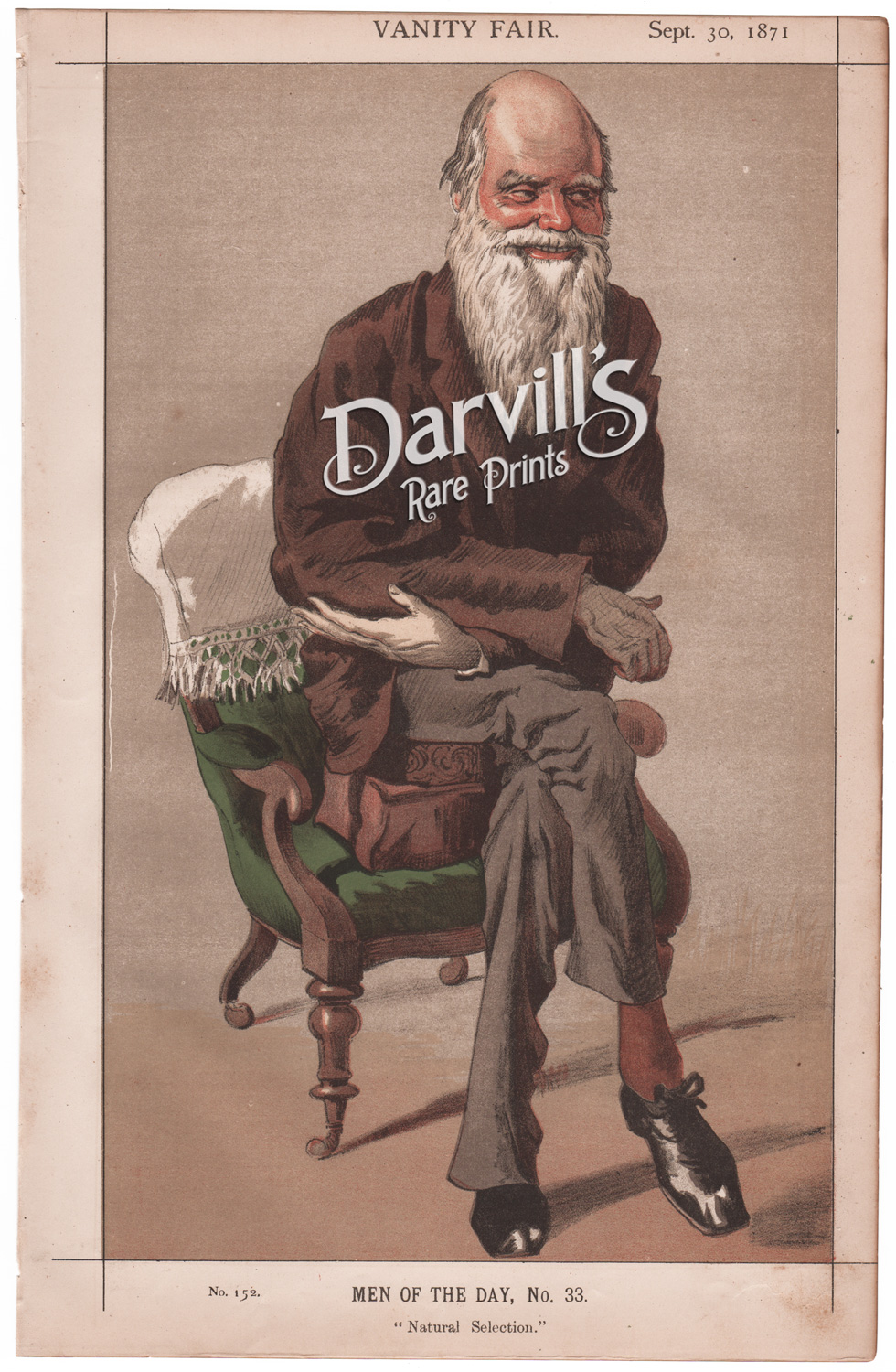 Mr Charles R Darwin Sept 30 1871