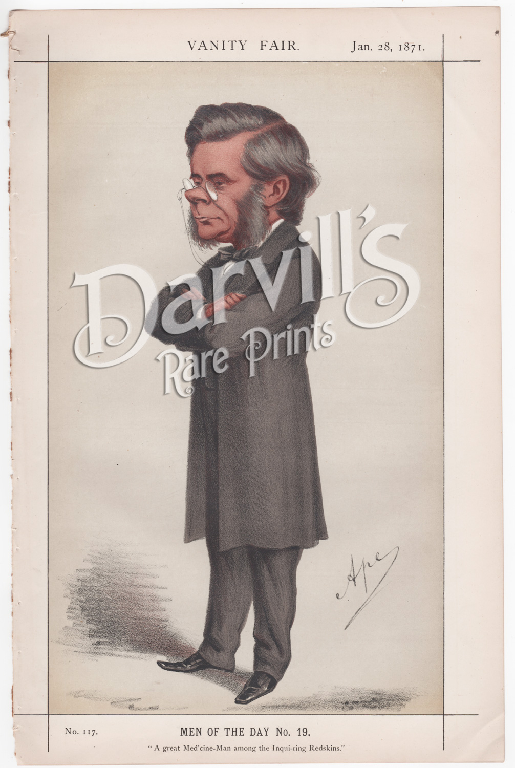 Professor Huxley Jan 28 1871