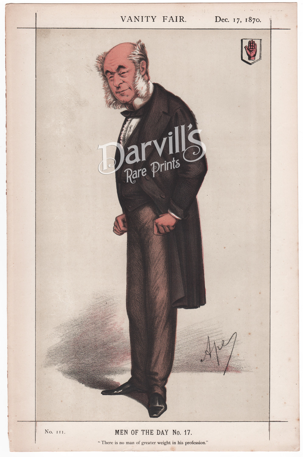 Sir William Fergusson Dec 17 1870