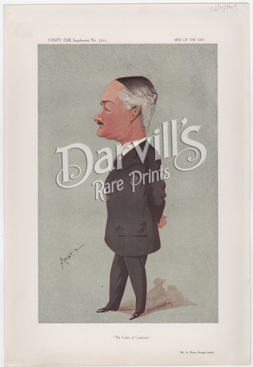 A Henry Savage-Landor Nov 26 1913