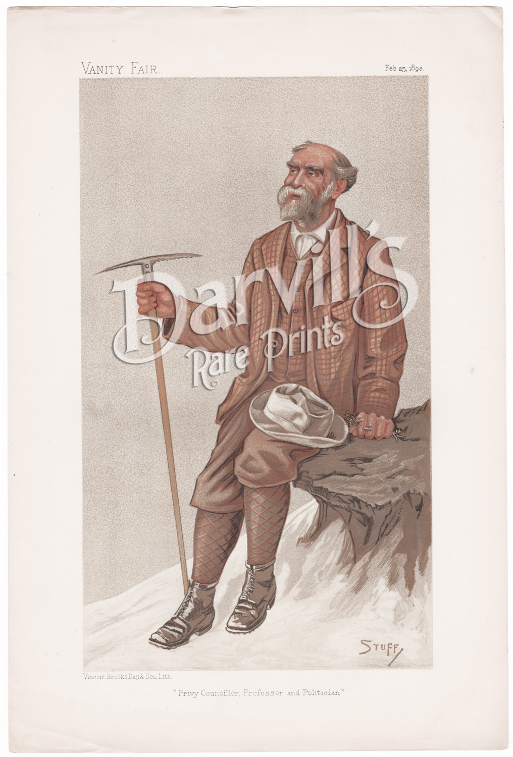 Right Honourable Jame Bryce MP Feb 25 1893
