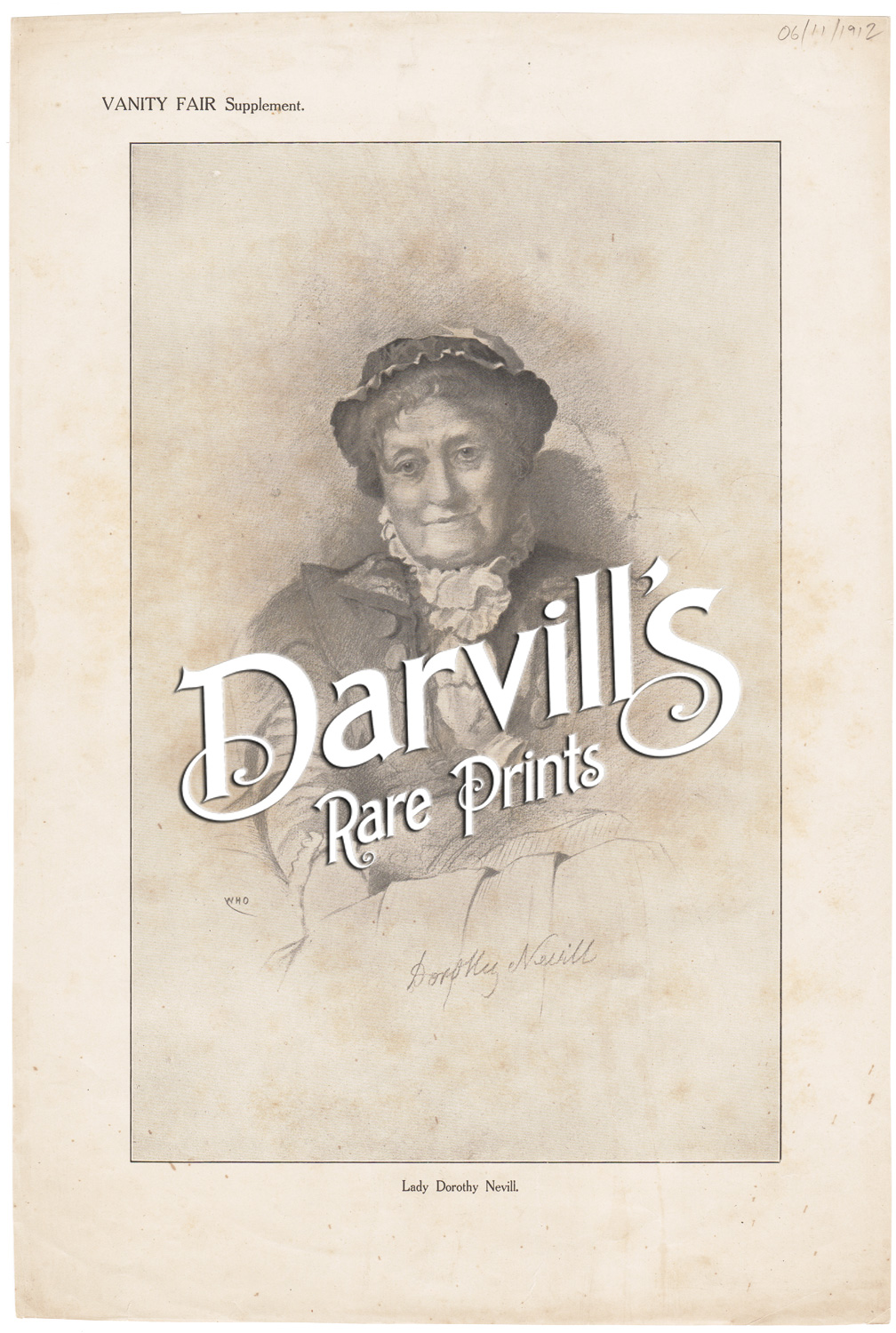 Lady Dorothy Nevill Nov 11 1912