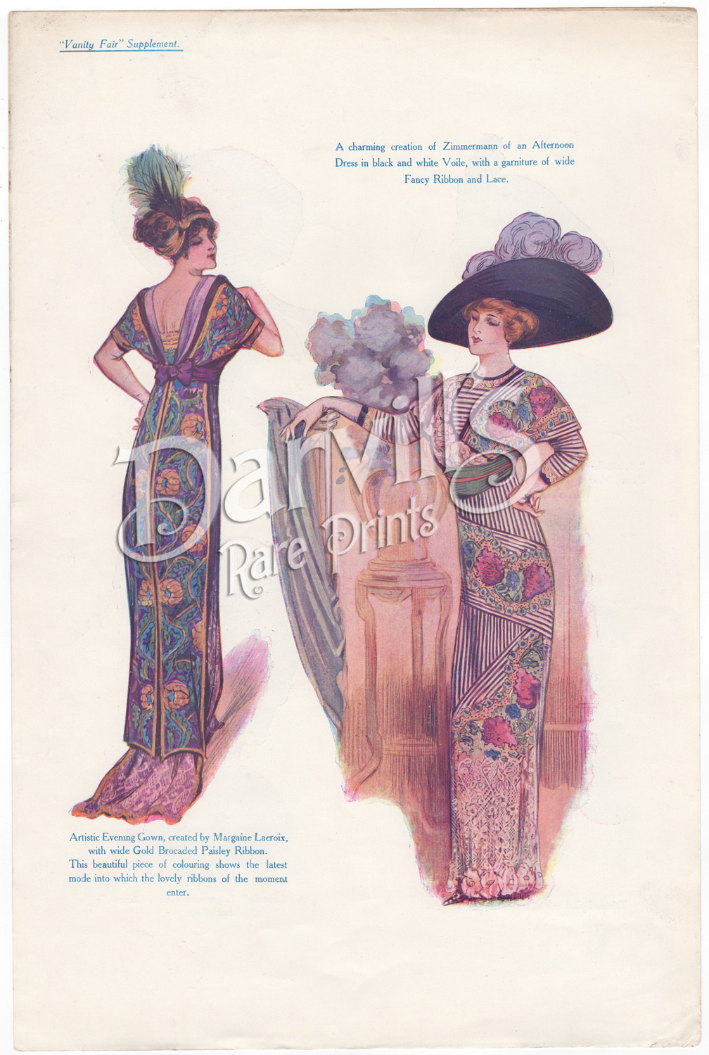 Vanity Fair Supplement ladies fashion Zimmerman Lacroix