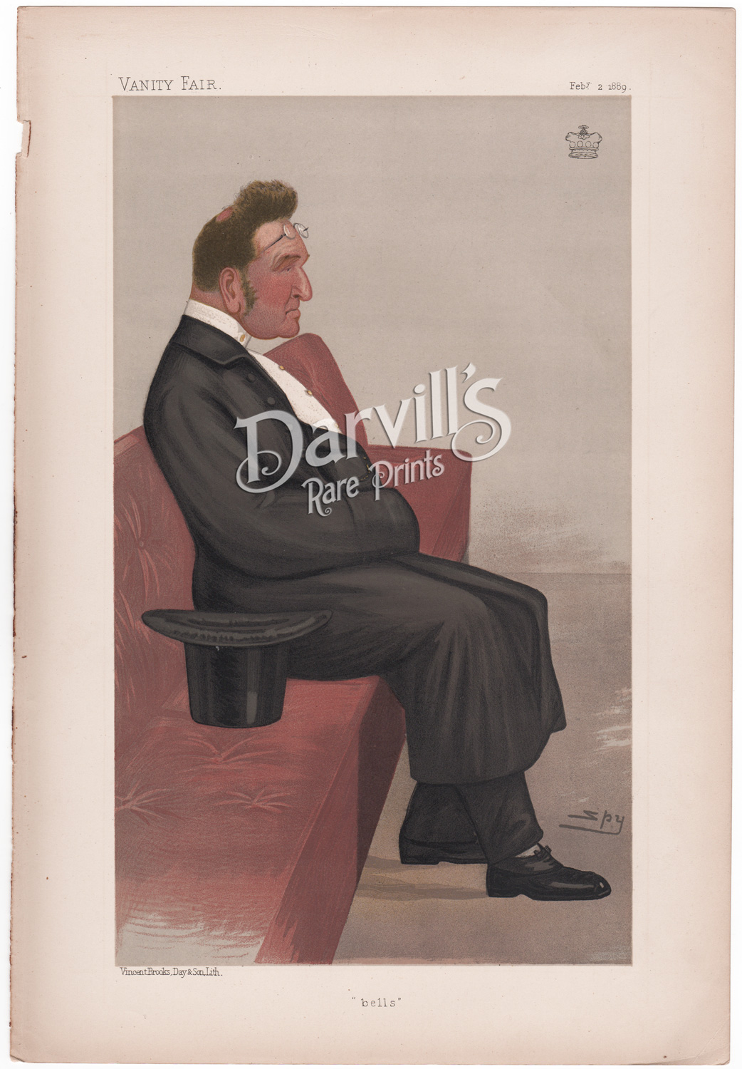 The Right Honourable Lord Grimthorpe Feb 2 1889