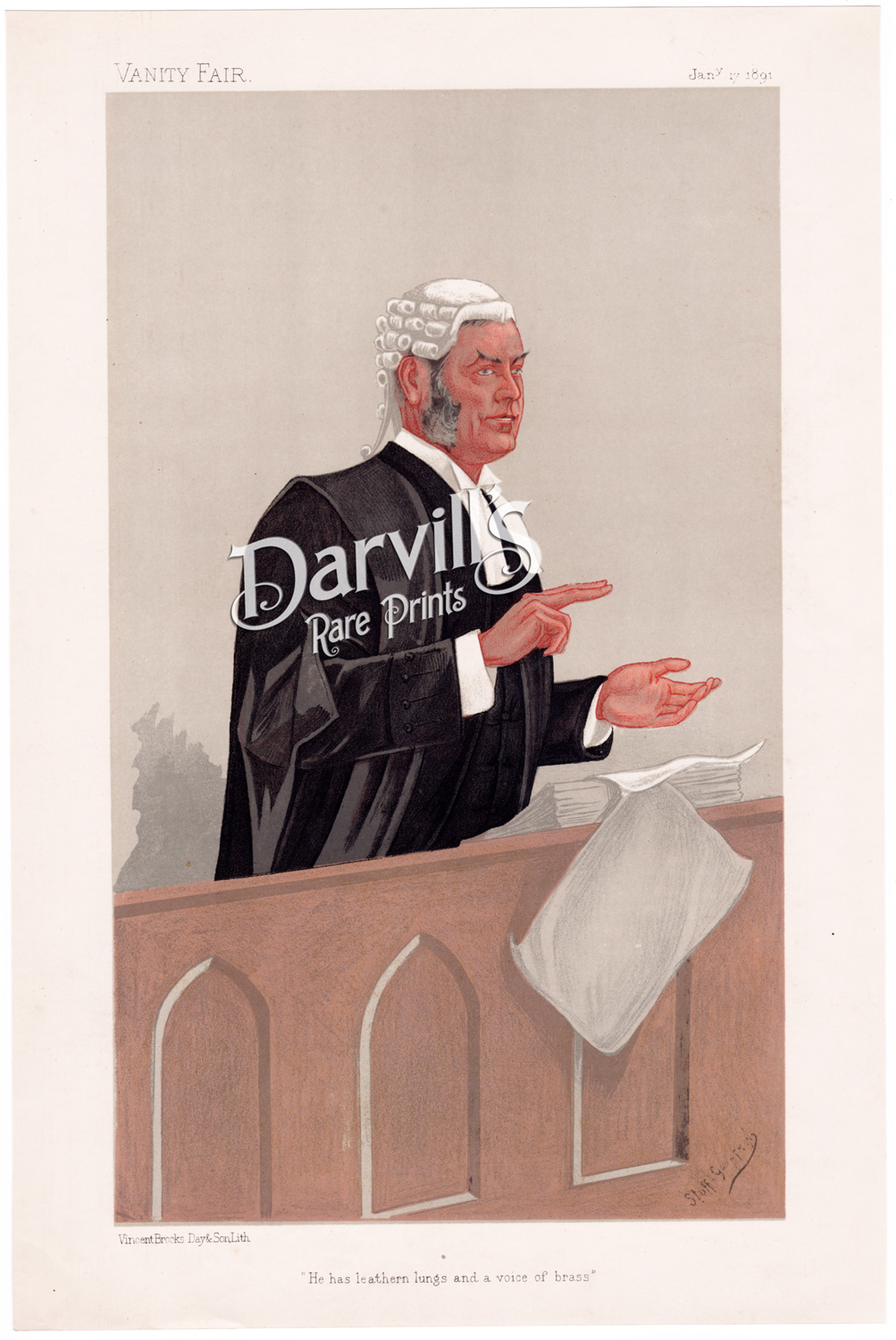 Mr Alfred Cock QC Jan 17 1891