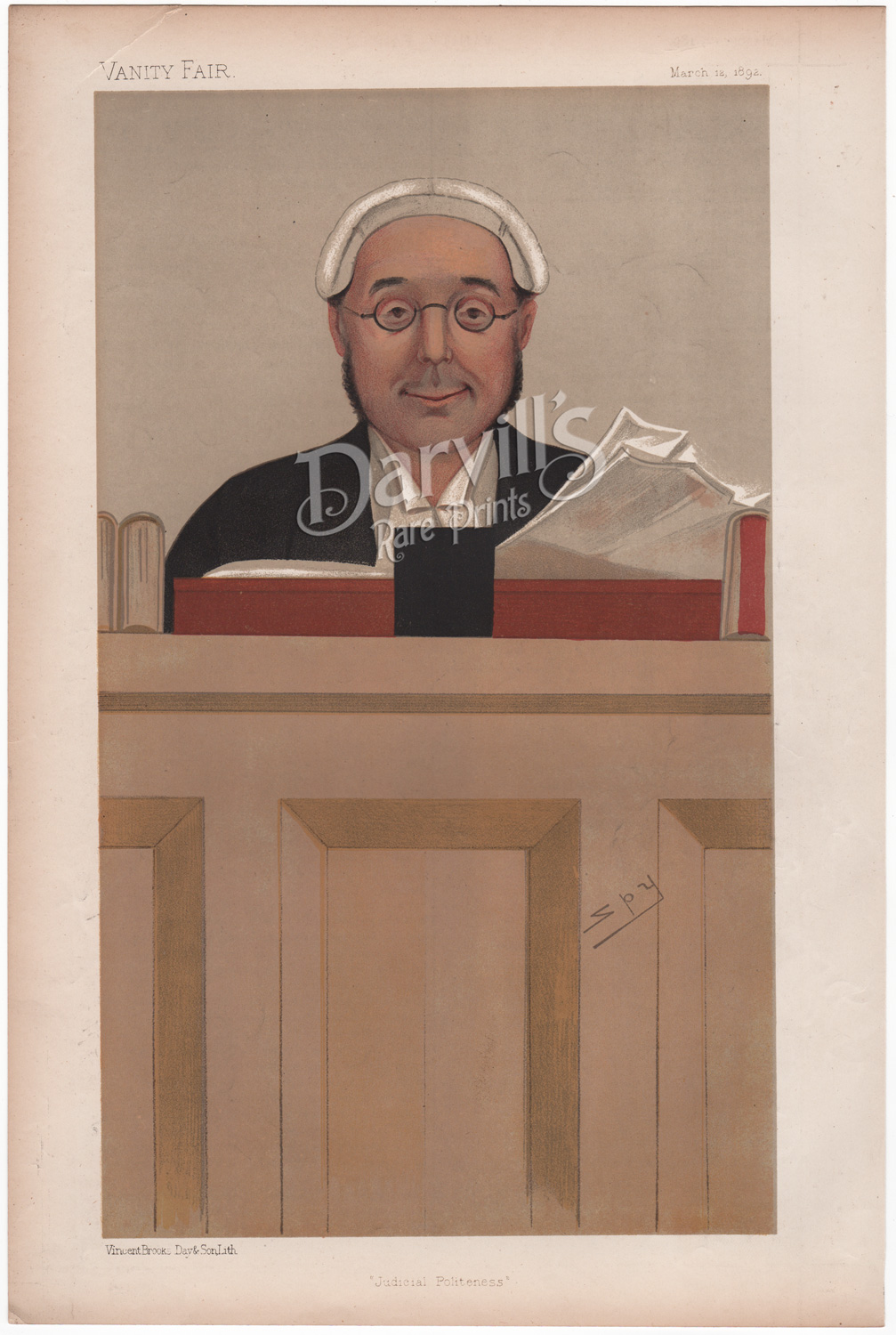 Sir Charles Bowen March 12 1892