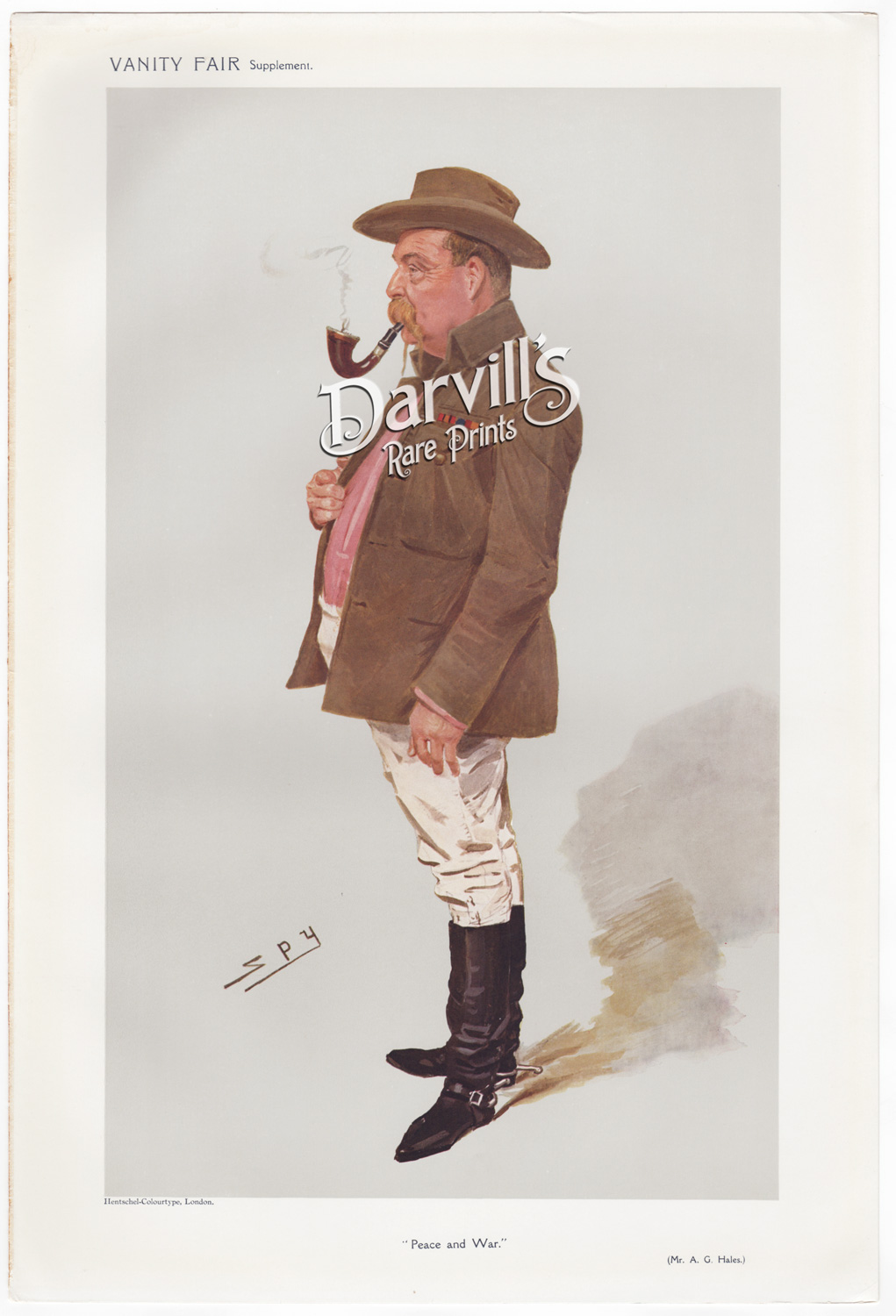 Mr AG Hales July 8 1908 Peace and War