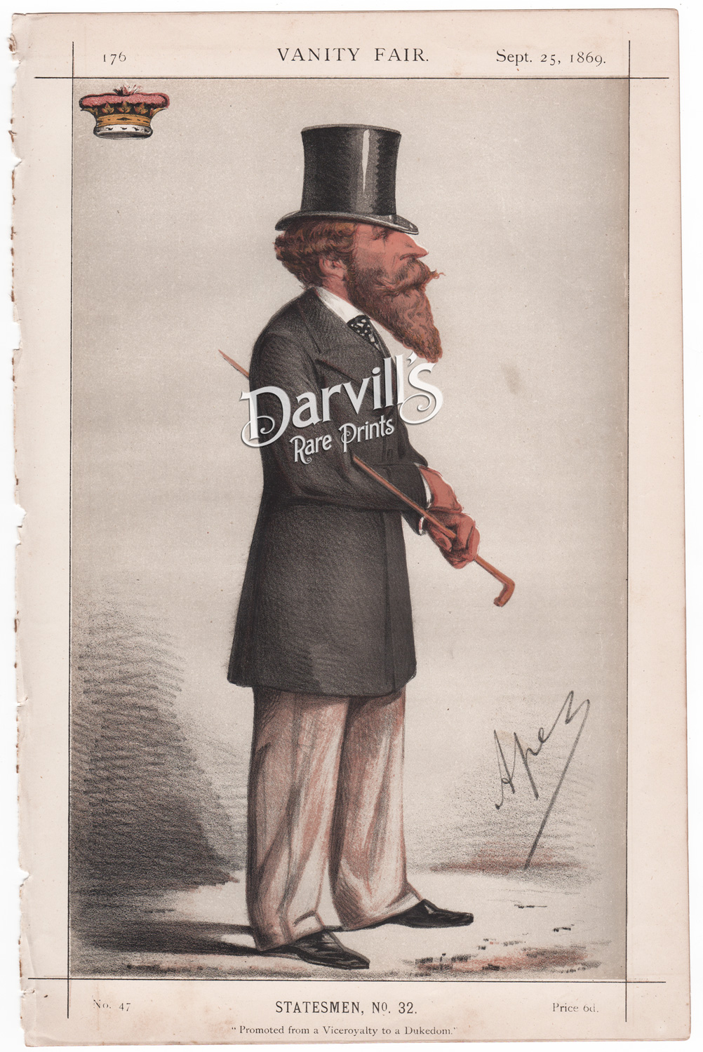 The Duke of Abercorn Sept 25 1869