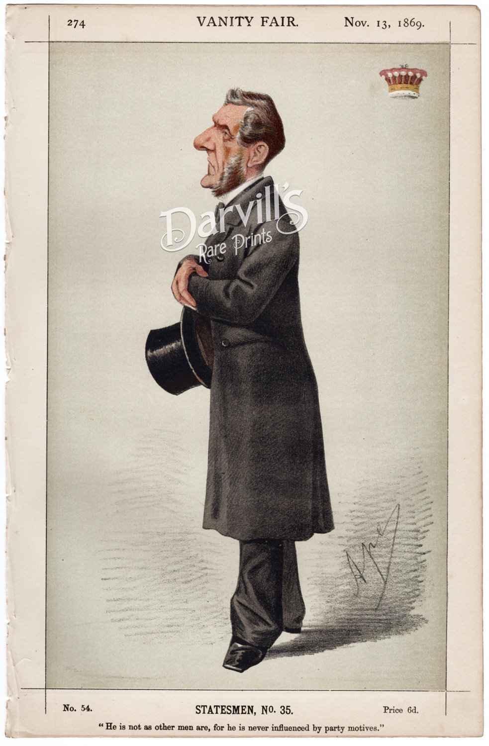 The Earl of Shaftesbury Nov 13 1869