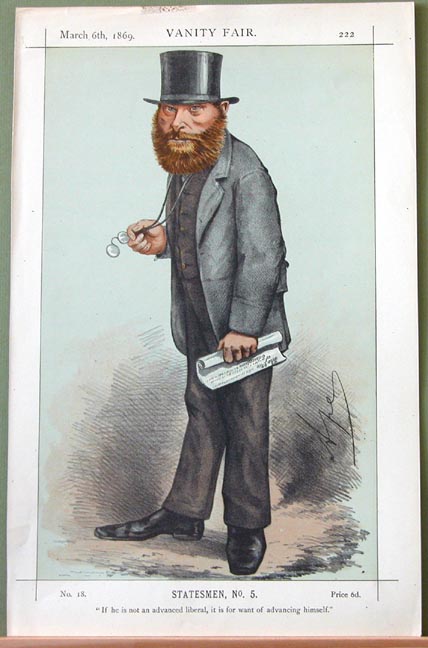 PEERS FORTESCUE The Earl Vanity Fair Spy cartoon 1881 