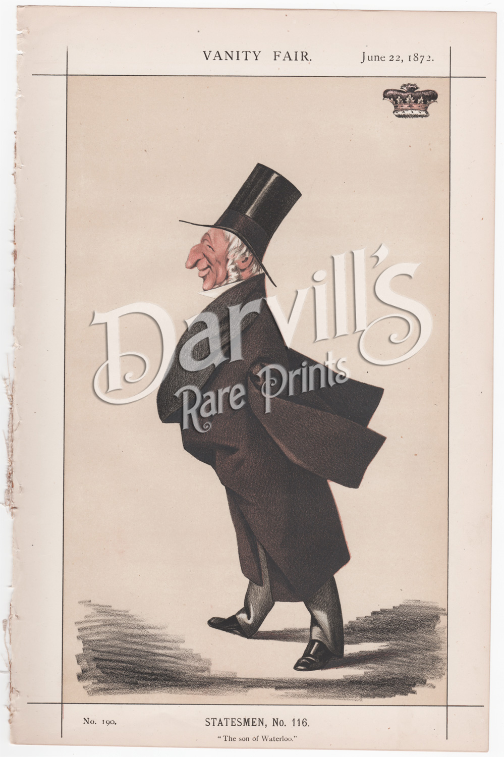 Sir Arthur Richard Wellesley Duke of Wellington June 22 1872