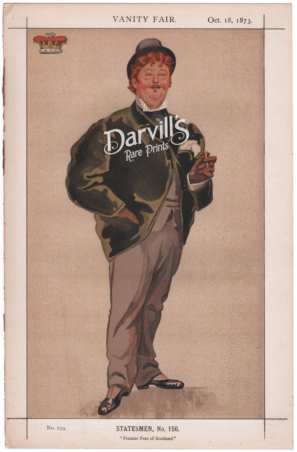 The Duke of Abercorn Sept 25 1869