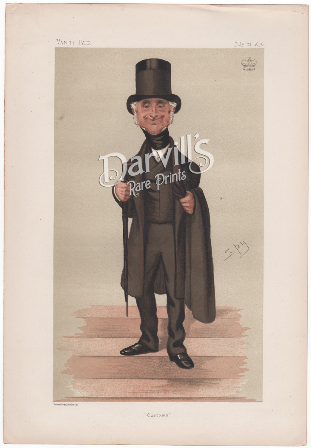 Lord Cottesloe July 22 1876 Customs