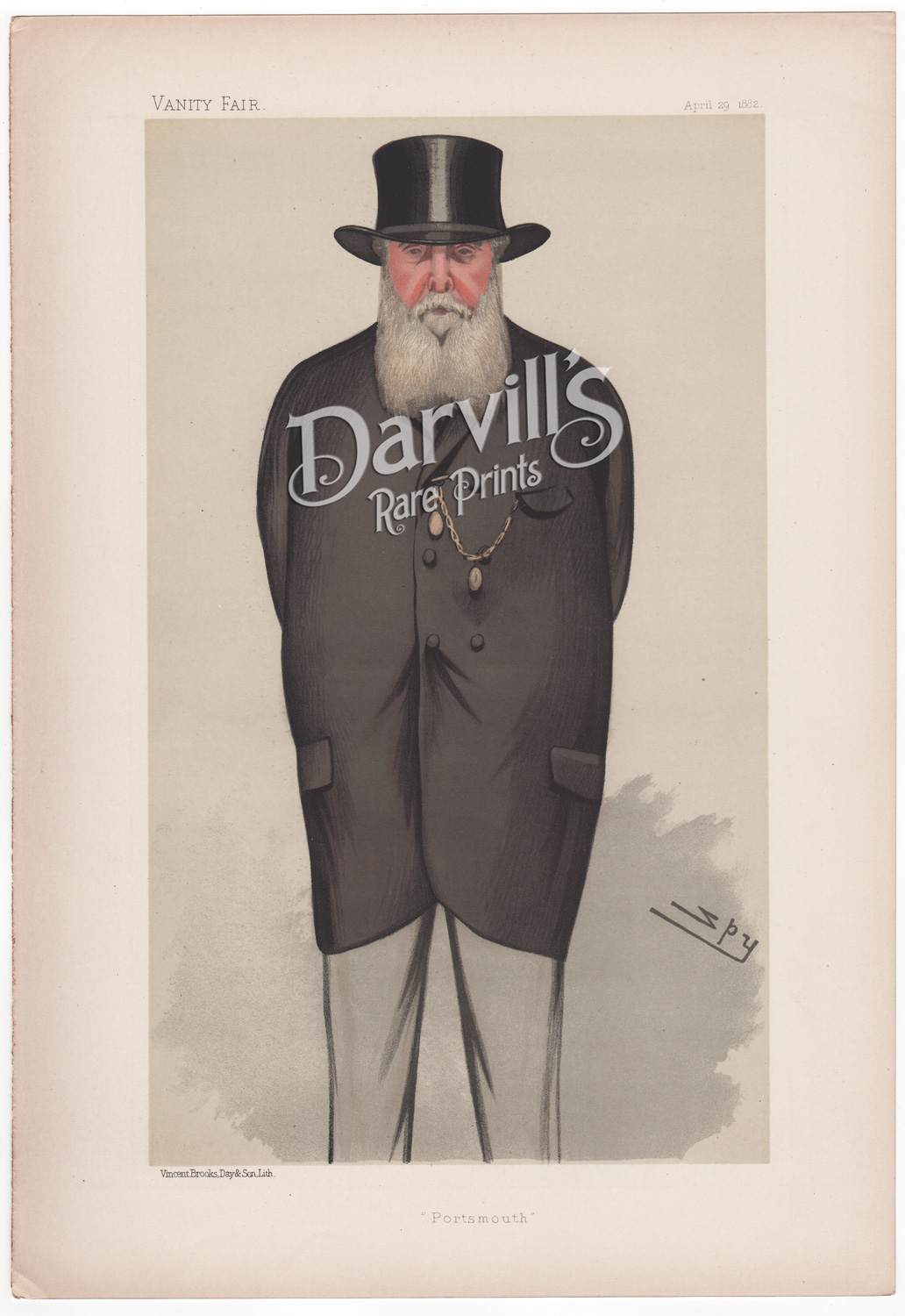 The Hon. Thomas Charles Bruce April 29, 1882  Portsmouth 