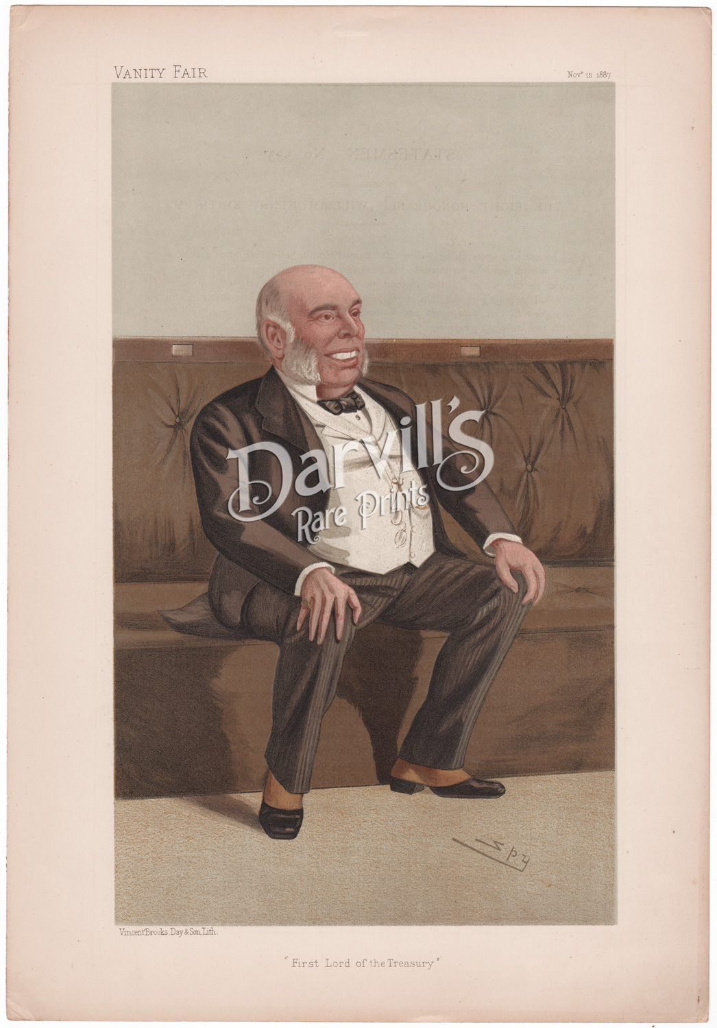The Right Honourable William Henry Smith Nov 12 1887