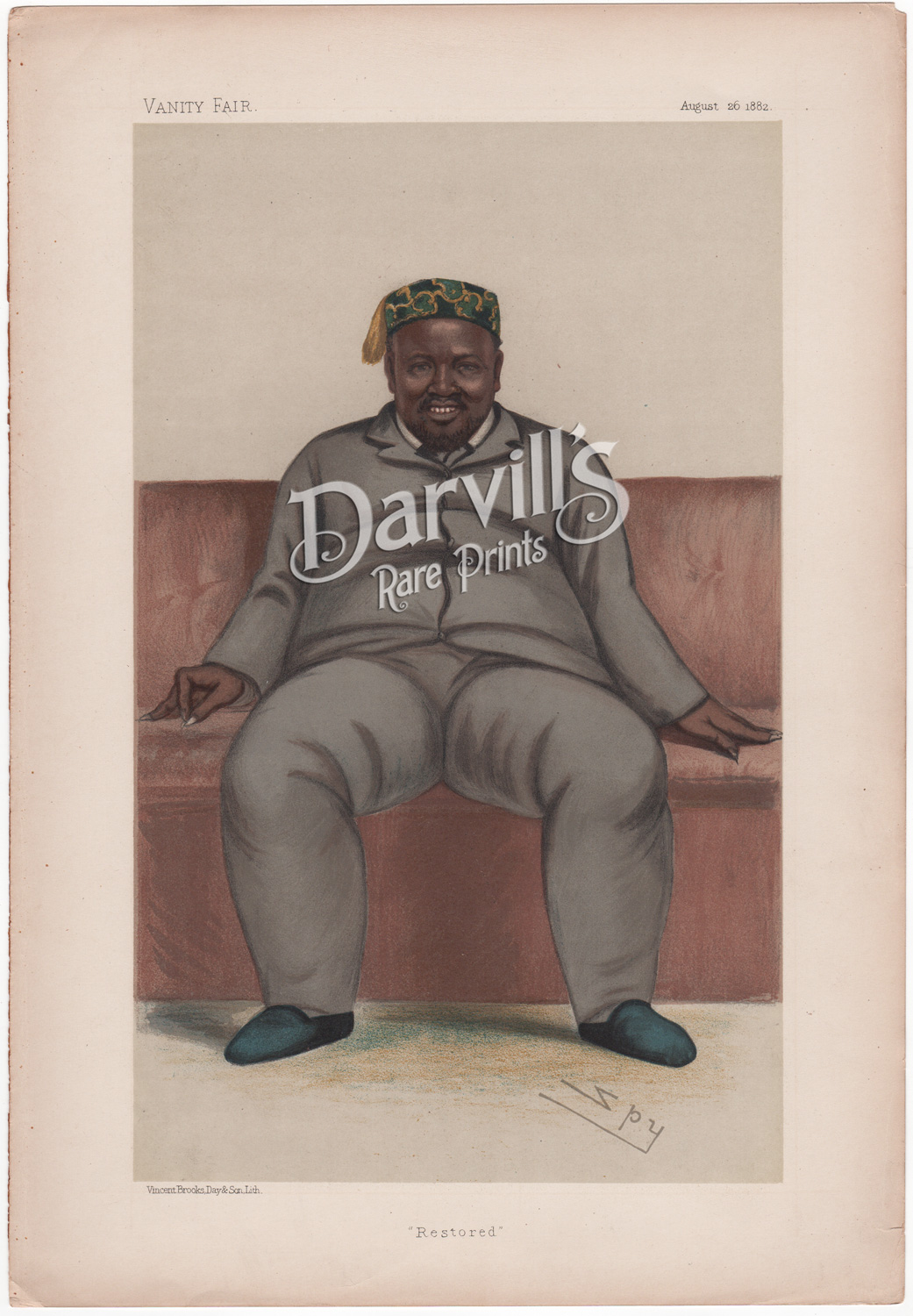 Cetewayo Aug 16 1882 restored