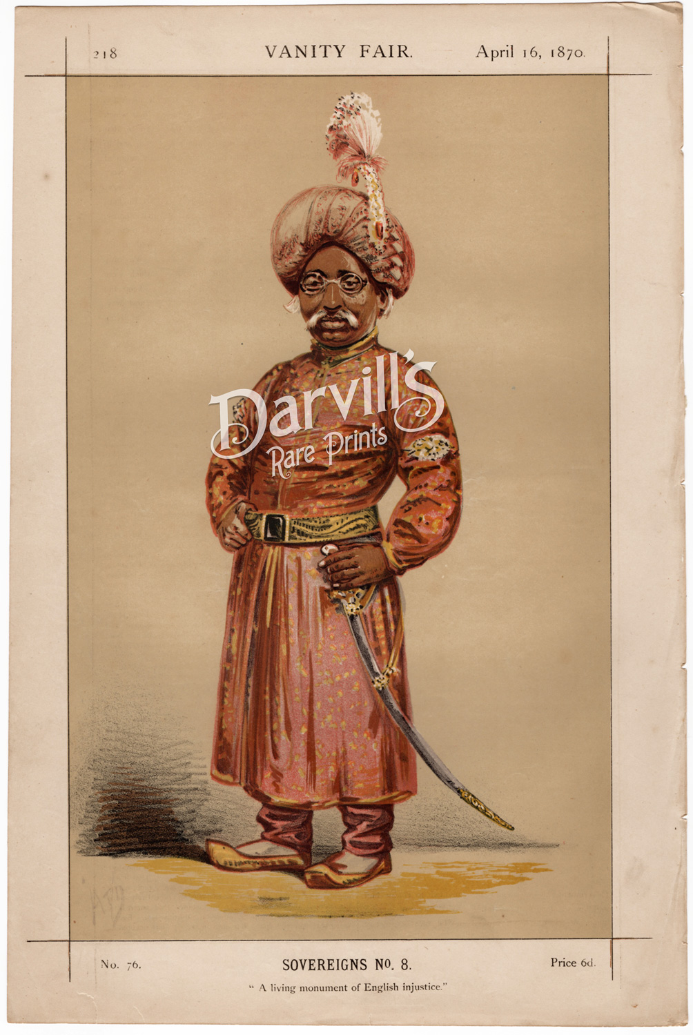 The Nawab Nazim of Bengal, Behar, and Orissa April 16, 1870
